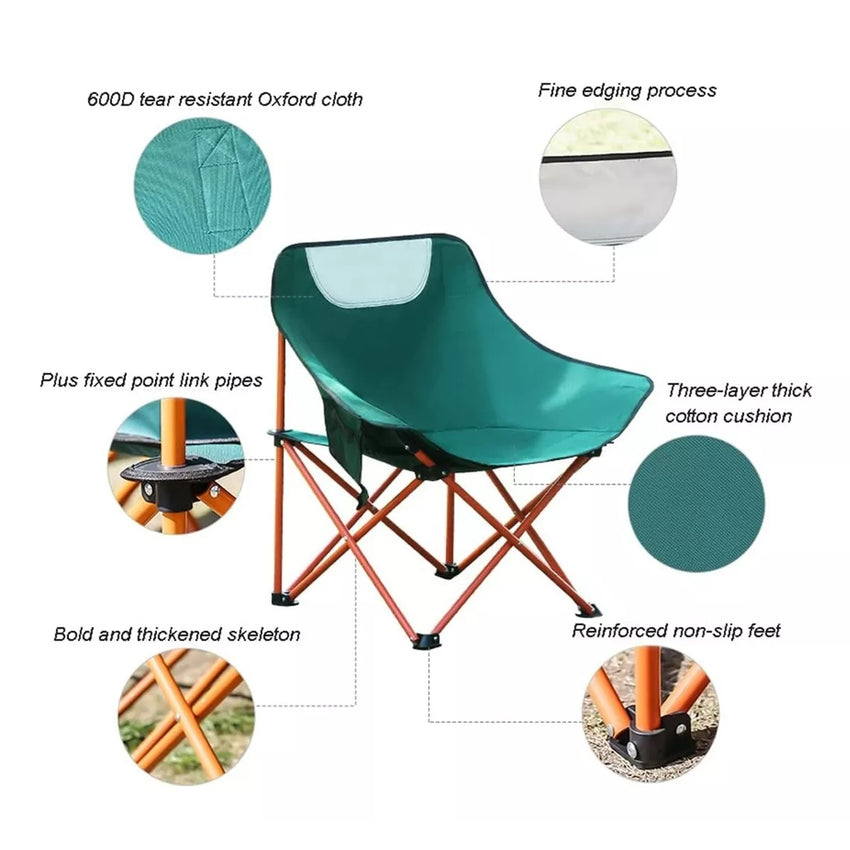 Silla Exterior Plegable Camping Playa Picnic Pesca Portatil