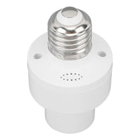 Soquete Adaptador Soporte Ampolleta Sensor Movimiento Blanco