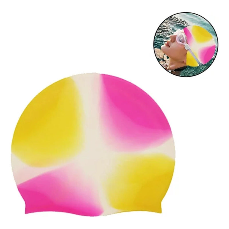 Gorro Piscina Natación Silicona Standar Gorra De Baño Elasti