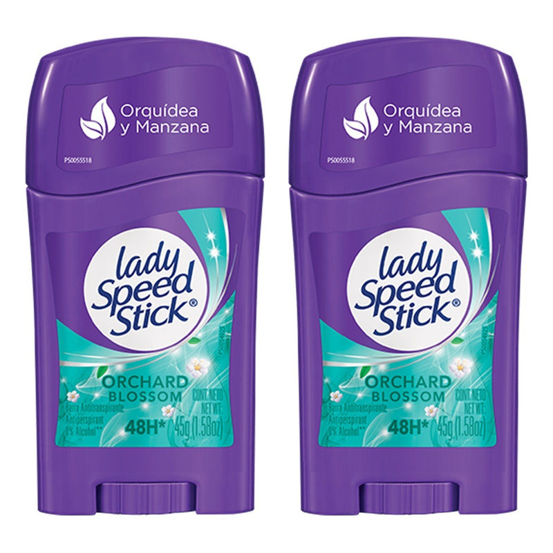 Desodorante Barra Lady Speed Stick Orchard Blossom Barra 45g