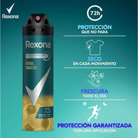 Desodorante Spray Areosol Rexona Men Fútbol Fanatics 150ml