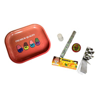 Set Fumador Bandeja + Papelillos + Moledor + Pipa Weed
