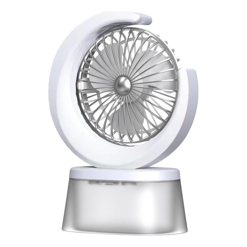 Ventilador Humidificador Portátil Ventilador Led  Usb Recarg