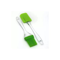 Espátula Y Brocha Set De Silicona Mezquino Reposteria Asados
