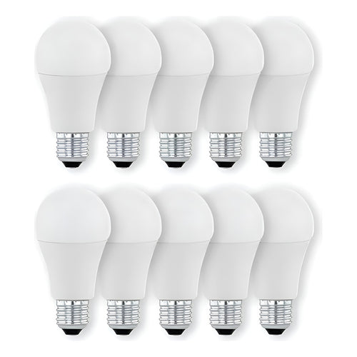 Pack 10 Ampolletas Led E-27 15w Blanco Frias Sello Sec  Blanco Frío