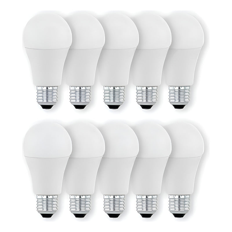 Pack 10 Ampolletas Led E-27 15w Blanco Frias Sello Sec  Blanco Frío