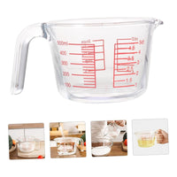 Taza Medidora De Vidrio Resistente Jarra De Vidrio Medidora