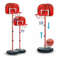 Torre Tablero Aro Basketball Malla Inflador+ Balón+ Inflador