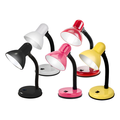 Lámpara De Escritorio Ajustable, Pantalla Flexible, Color Cúpula, Marco Negro, Color Negro, 110 V/220 V (bivolt)