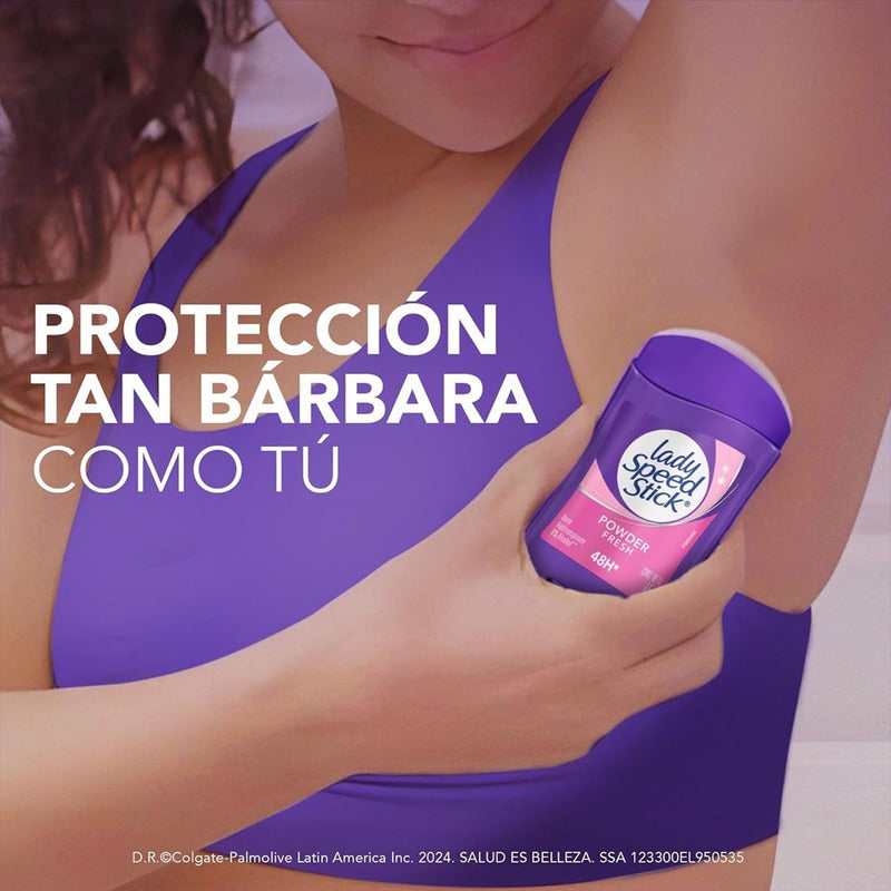 Desodorante Barra Lady Speed Stick Powder Fresh Barra 45g