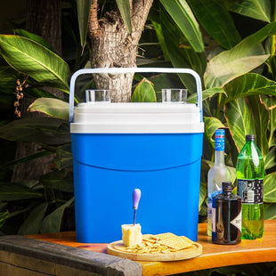 Cooler Nevera Cava Hielera Portátil 35 Litros Marca Reyplast Color Azul