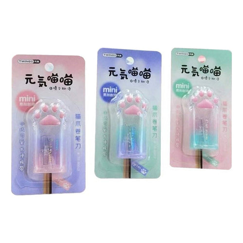 Sacapuntas Twingo Cat Paw Sea Colores Sacapuntas Kawaii Al Azar