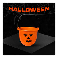 Cubo Calabaza Grande Dulces Halloween Balde Calabaza