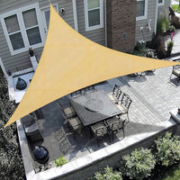 Malla Triangulo Sombra Vela Toldo Uv 3 X 3 X 3 Color Beige