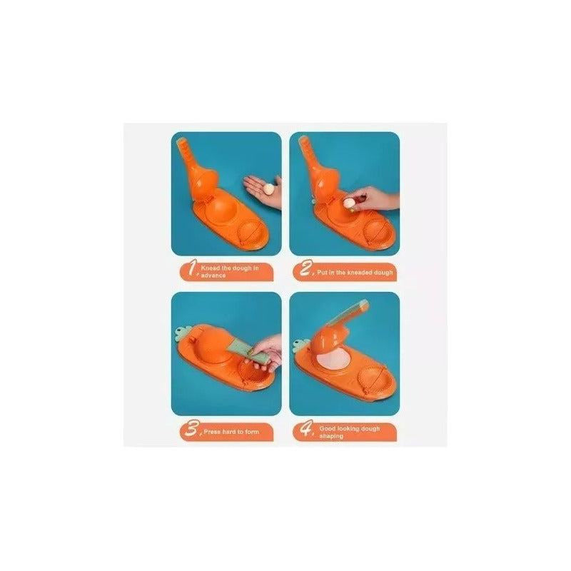 Prensa Manual Maquina Empanadas Dumpling Pasteles 2 En 1