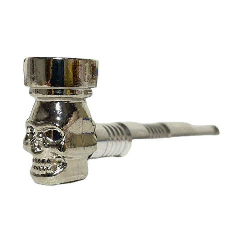 Set De Pipa Diseño Calavera + Moledor + Rejillas