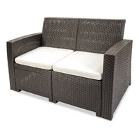 Juego De Terraza Muebles De Rattan Living Exterior Balcon 4p