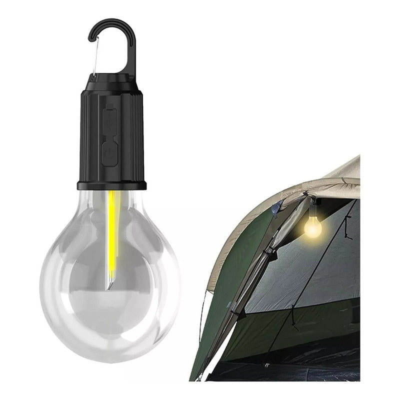 Ampolleta Foco Led Recargable Camping Usb Decoracion Portati
