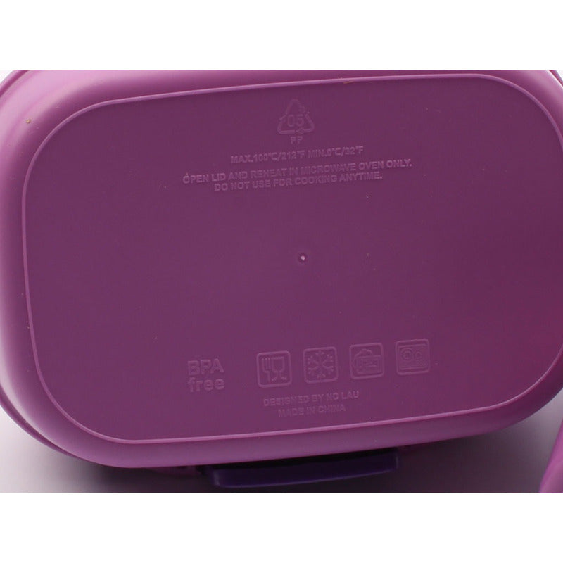 Tupper Contenedor Lonchera Escolar + Botella D Agua Luch Box
