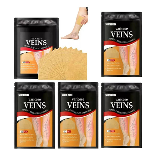 60 Parche Pierna Para Tratamiento De Venas Varicosas Varices Mentolada