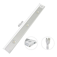 Pack 2 Luces Led Recargable Con Sensor De Movimiento 40cm Calido / Fria / Neutra