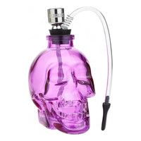 Mini Bong Pipa De Agua Calavera Mini Vidrio Pyrex Portatil