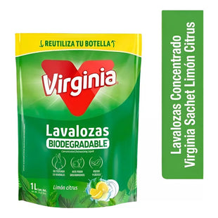 X3 Lavaloza Virginia Limon Citrus 1 L Lavalozas Biodegradabl