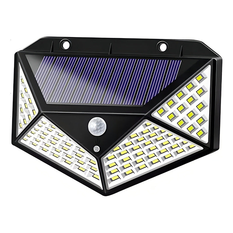 Lampara Farol Solar 100 Led Exterior Sensor De Movimiento