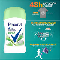 Desodorante Rexona Barra 50g Bamboo Aloe Vera 48h