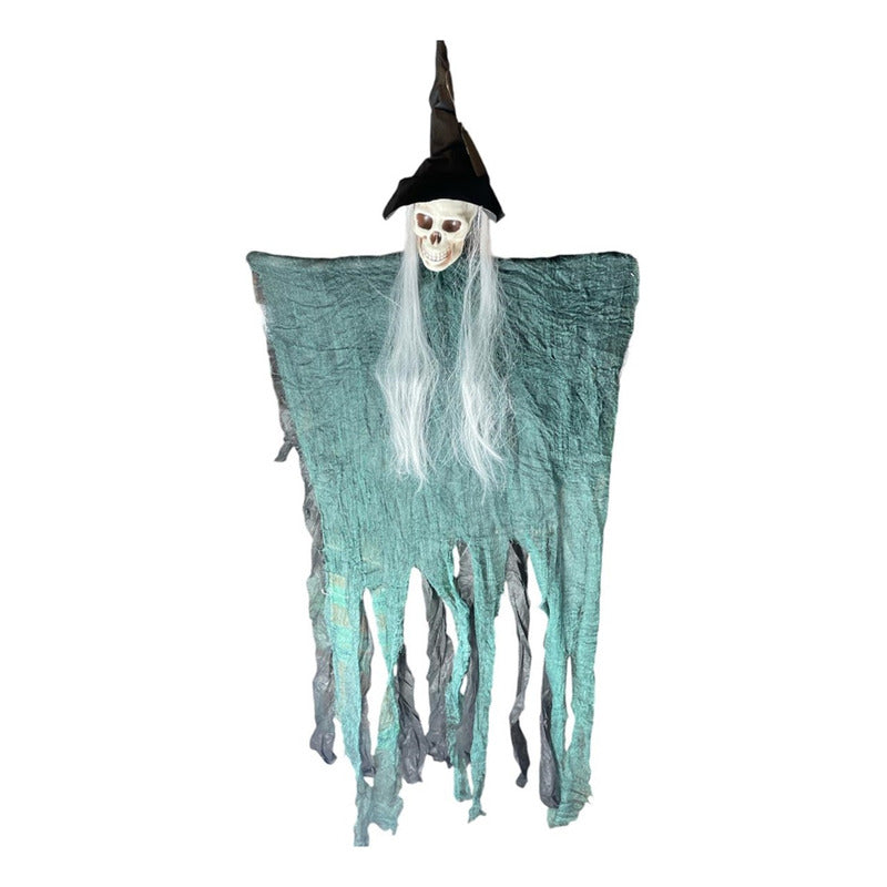 Fantasma Mono Colgante Halloween Calavera Terror Halloween Blanco Calavera
