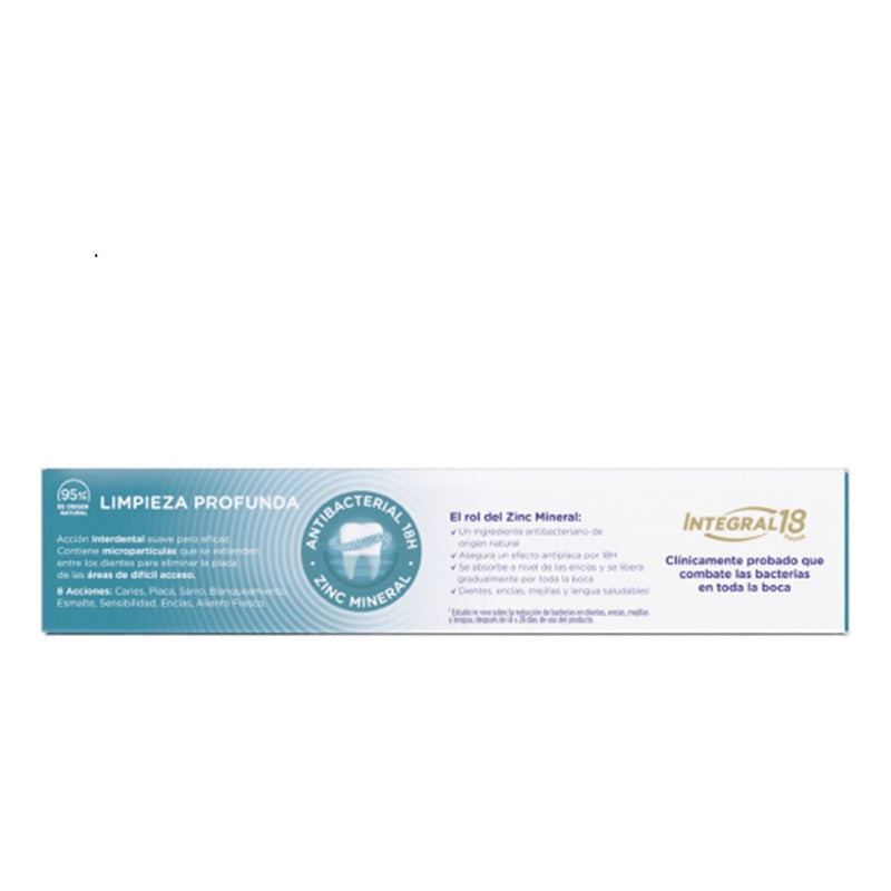 X12 Pepsodent Pasta Dental Integral 18 Limpieza Profunda 75g