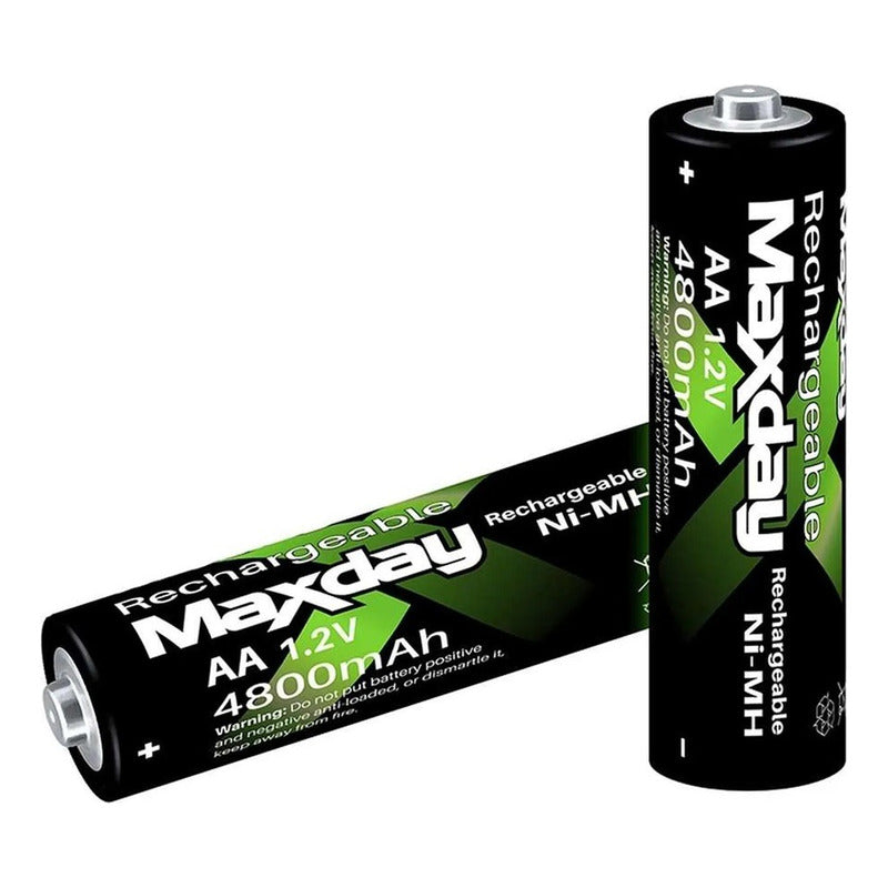2 Pilas Recargables Aa Pila Aa  2 Pilas 4800mah Recargables