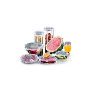 Tapas De Silicona Extensible Ajustable Adaptable Alimentos