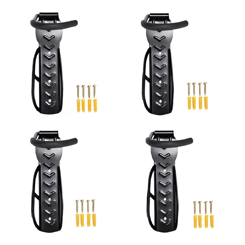 Kit De Soporte De Pared Para Bicicleta Con Gancho De Bicicleta De Color Negro
