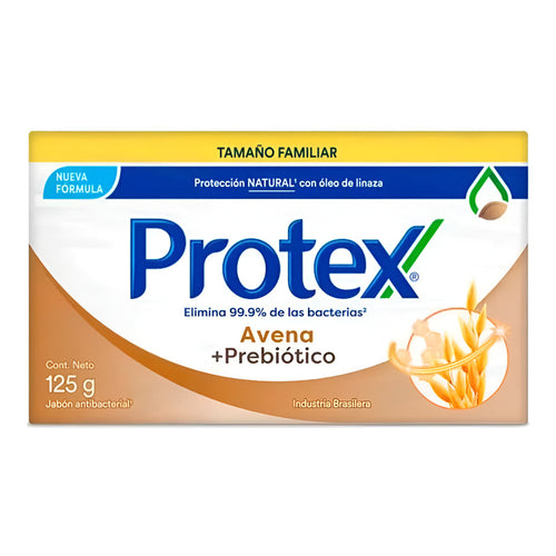 Protex Avena Prebioticos Jabón Contra Bacterias 125gr
