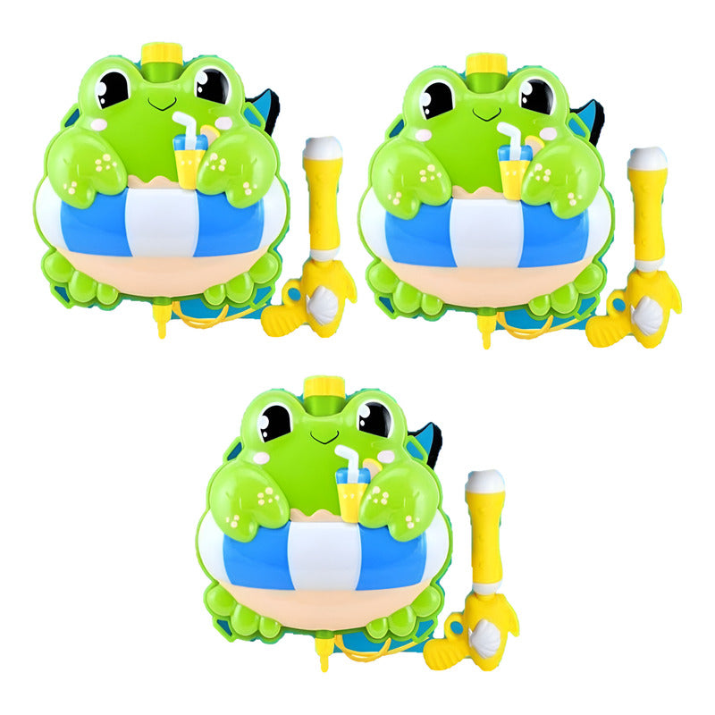 X3 Pistola De Agua Con Mochila Lanza Agua Juguete Verano.