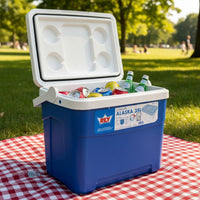 Cooler Nevera Cava Hielera Portátil 35 Litros Reyplast Azul