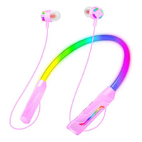 Audífonos Bluetooth Inalámbricos De Cuello Con Luces Led