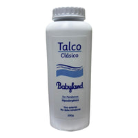 Talco Clásico Babyland Hipoalergénico Para Niños 200g