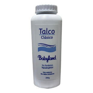 Talco Clásico Babyland Hipoalergénico Para Niños 200g
