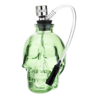 Mini Bong Pipa De Agua Calavera Mini Vidrio Pyrex Portatil