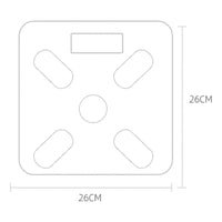 Peso Báscula Digital Balanza Bluetooth Inteligente Pesa Baño