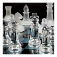Tablero Ajedrez De Cristal Juego De Ajedrez De Lujo Tablero