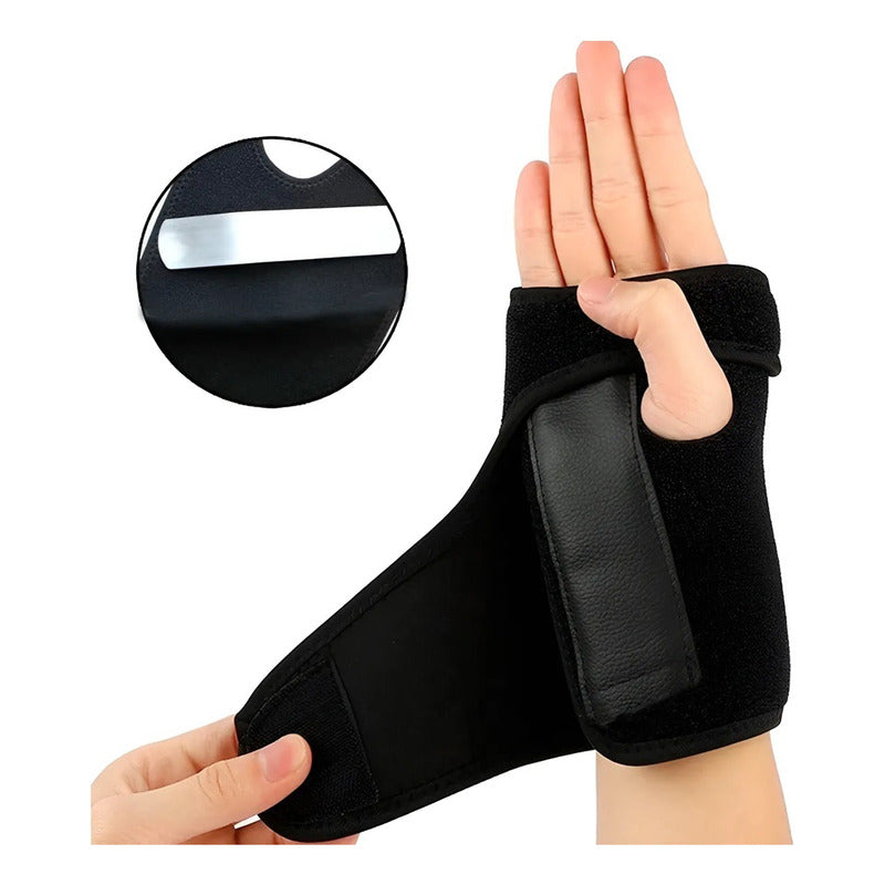 X2 Muñequera Deportiva Guante Compresión Soporte Ortopedico Negro Unica