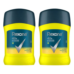 X2 Desodorante Barra Rexona Men Antitranspirante V8 50g Neutra
