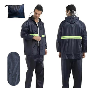 Traje Lluvia Impermeable Protector Lluvia Moto Bicicleta