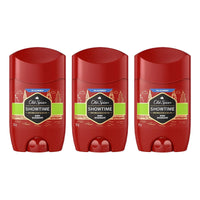 X3 Desodorante Barra Old Spice Showtime 50g Original Salvia Salvia