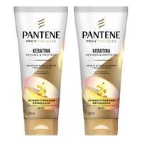 X2 Acondicionador Pantene Keratina Reparadora Sin Sal 250ml