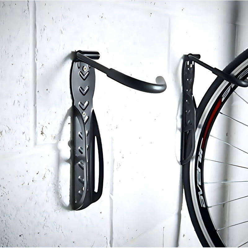Dilitools Kit Con 3 Soportes Gancho Para Colgar Bicicletas A La Pared Color Negro