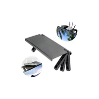 X3 Repisa Plegable Tv Monitor Control Remoto Soporte Router Negro